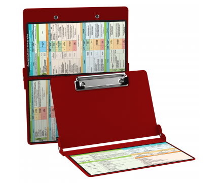 WhiteCoat Clipboard® - Red Ovarian/Adnexal Sonography Edition